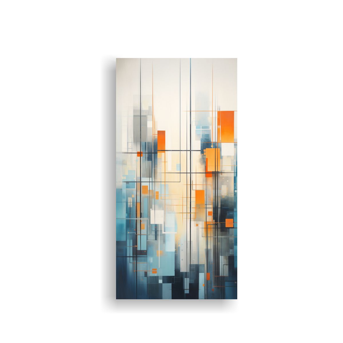 GENERICO - Pintura Abstracta Lienzo Hermoso Perspectiva De 80x160 Cm