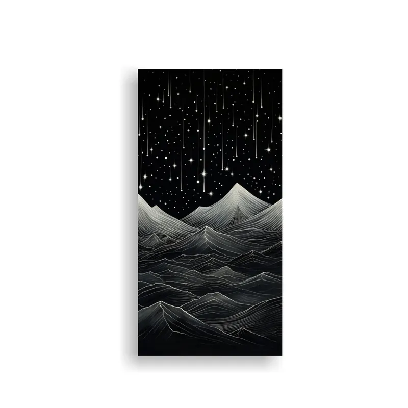 GENERICO - Cuadro Moderno Equilibrio Visual Paisaje 30x60 Cm