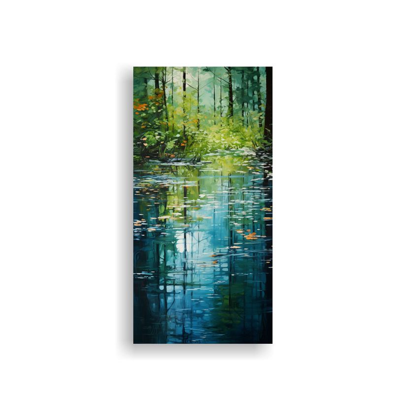 GENERICO - Cuadro De Decoración Vertical Abstracto De 60x120 Cm