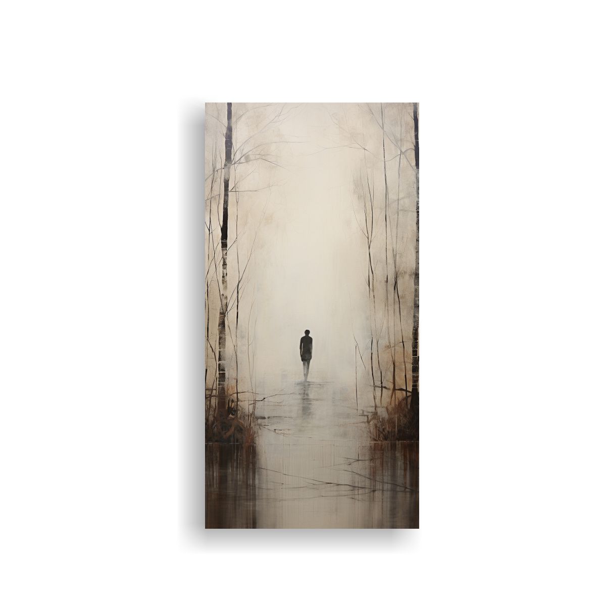 GENERICO - Pintura Decorativa Con Figura Borrosa En La 20x40 Cm