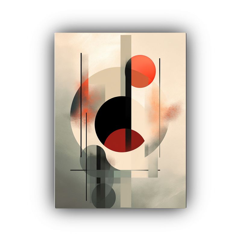 GENERICO - Pintura Decorativa Abstracta Luminosidad 80x120 Cm
