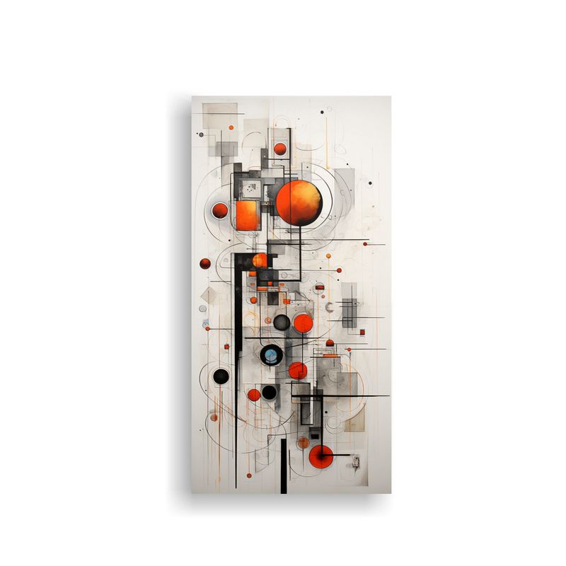 GENERICO - Cuadros Abstractos Nórdicos Con Temática 80x160 Cm