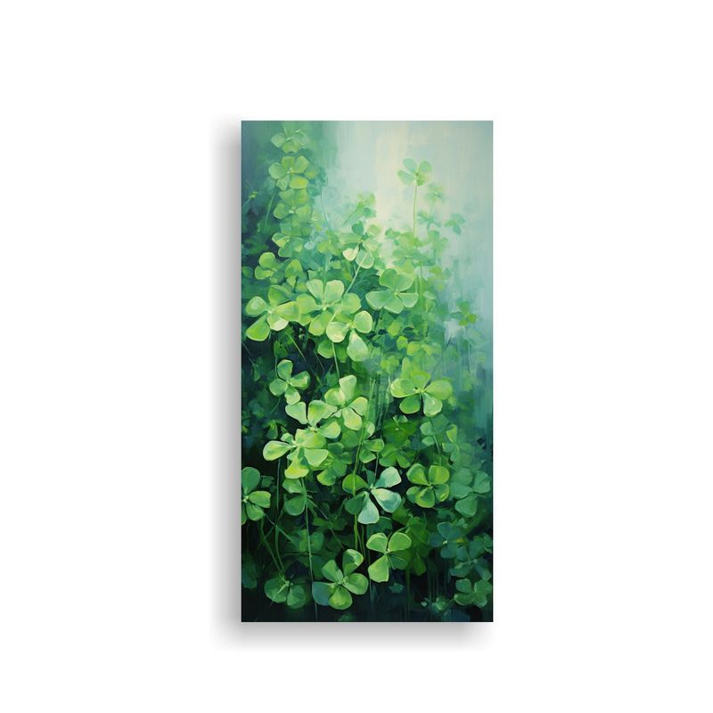 GENERICO - Cuadro Multicolor Abstracto A Clover Herbs 30x60 Cm