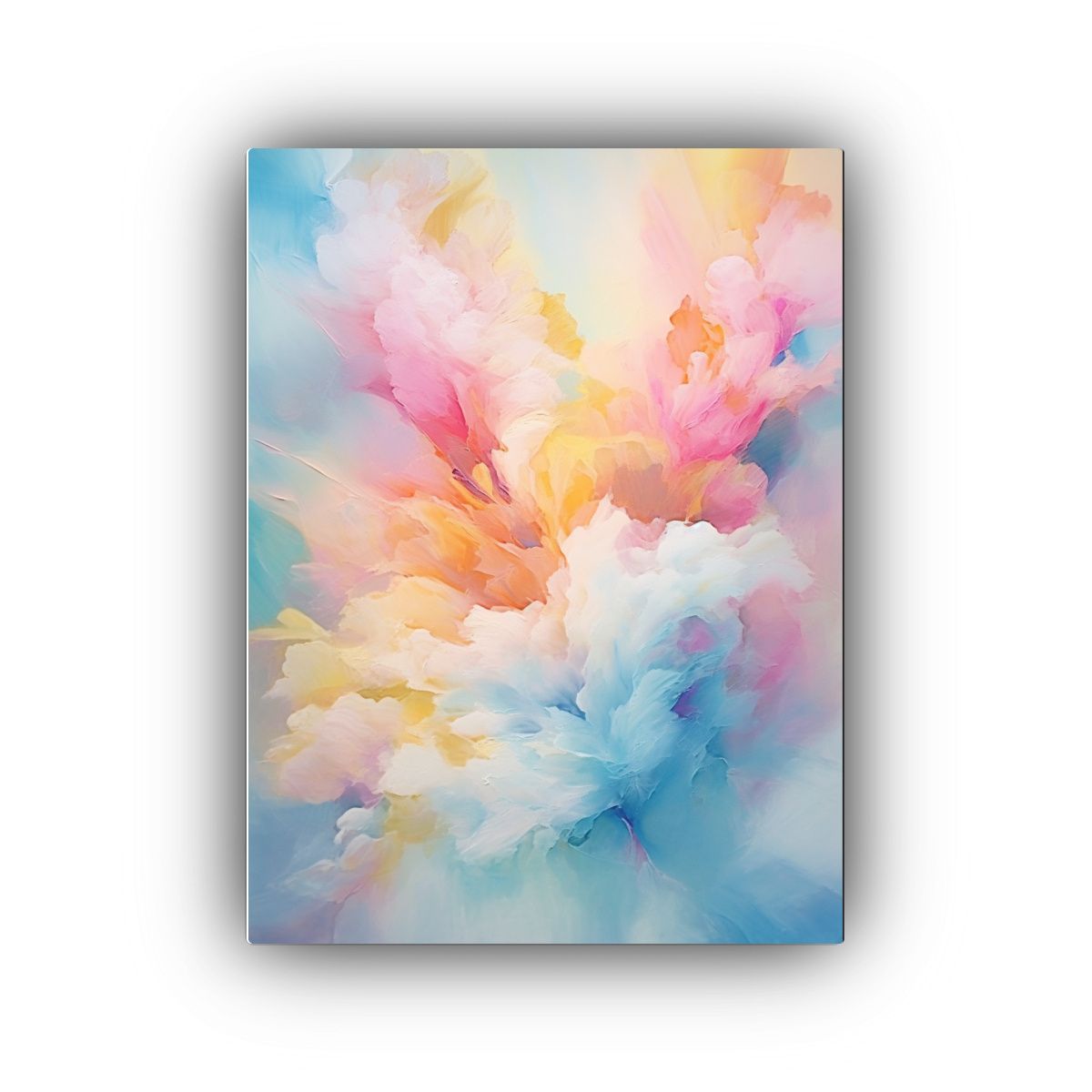 GENERICO - Cuadro De Tela Acuarela Street Art Con Pintura 80x120 Cm