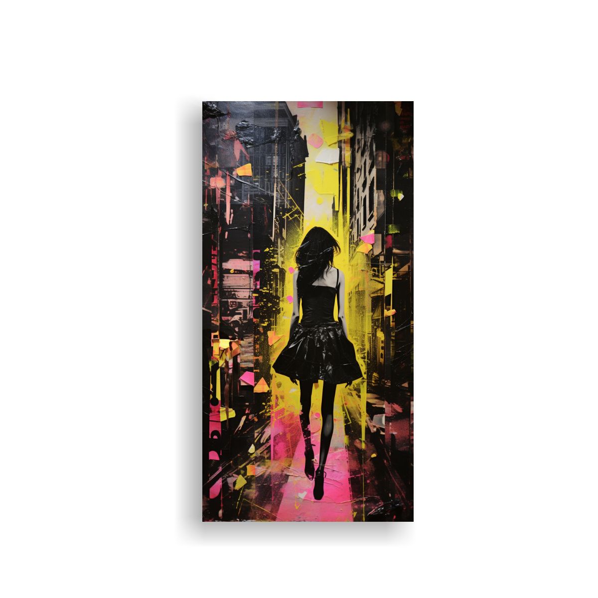 GENERICO - Cuadro Creativa Collage De Colores Y 80x160 Cm