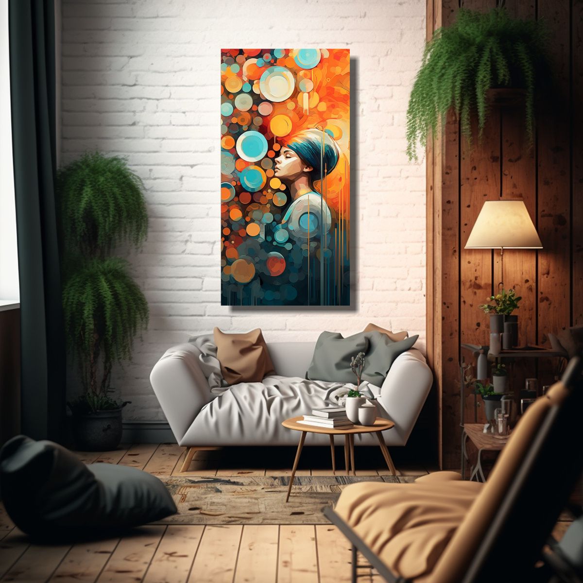 GENERICO - Pinturas Abstractas Para Decorar Dormitorio 70x140 Cm