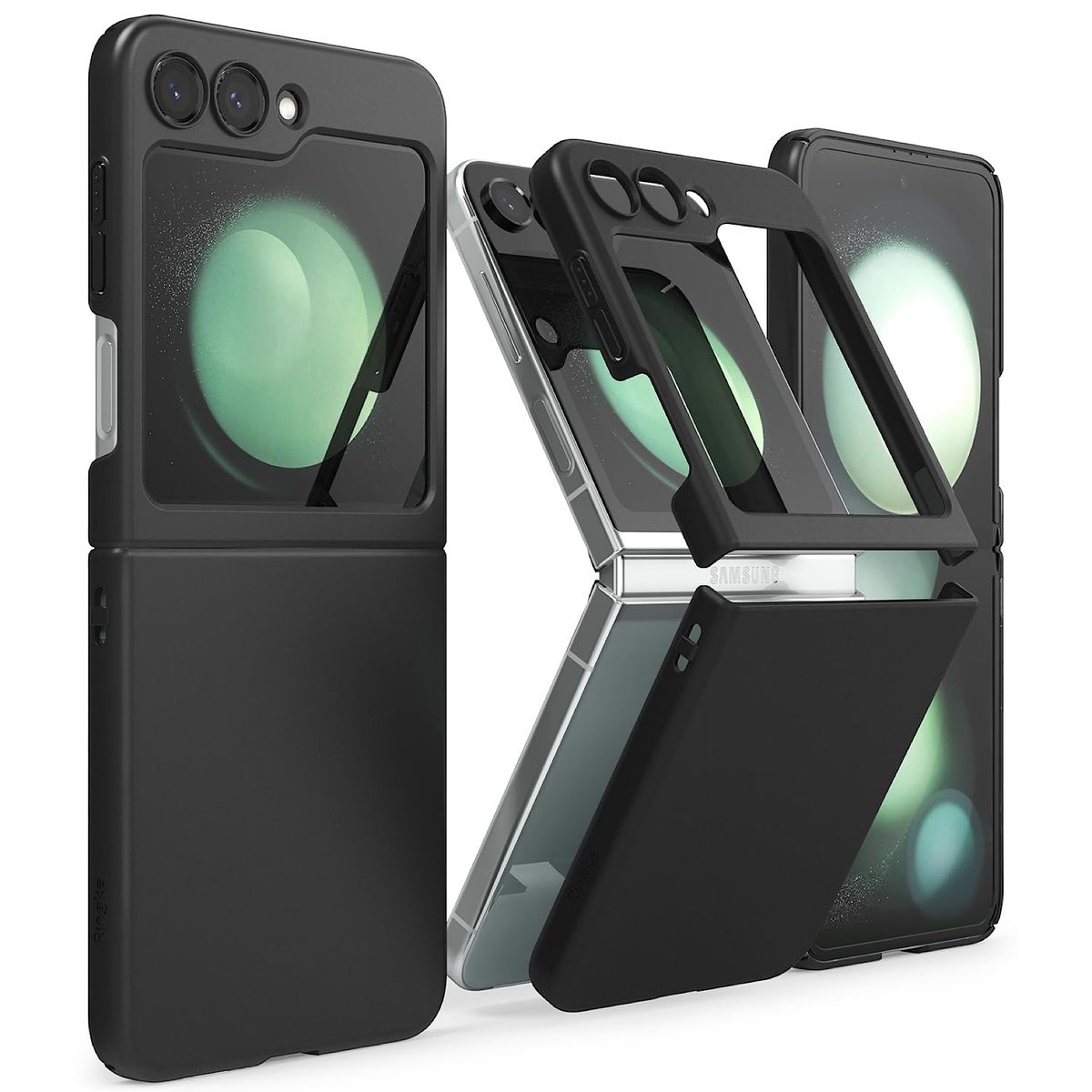 GENERICO - Carcasa Ringke Slim Para Samsung Z Flip 5 - Negro