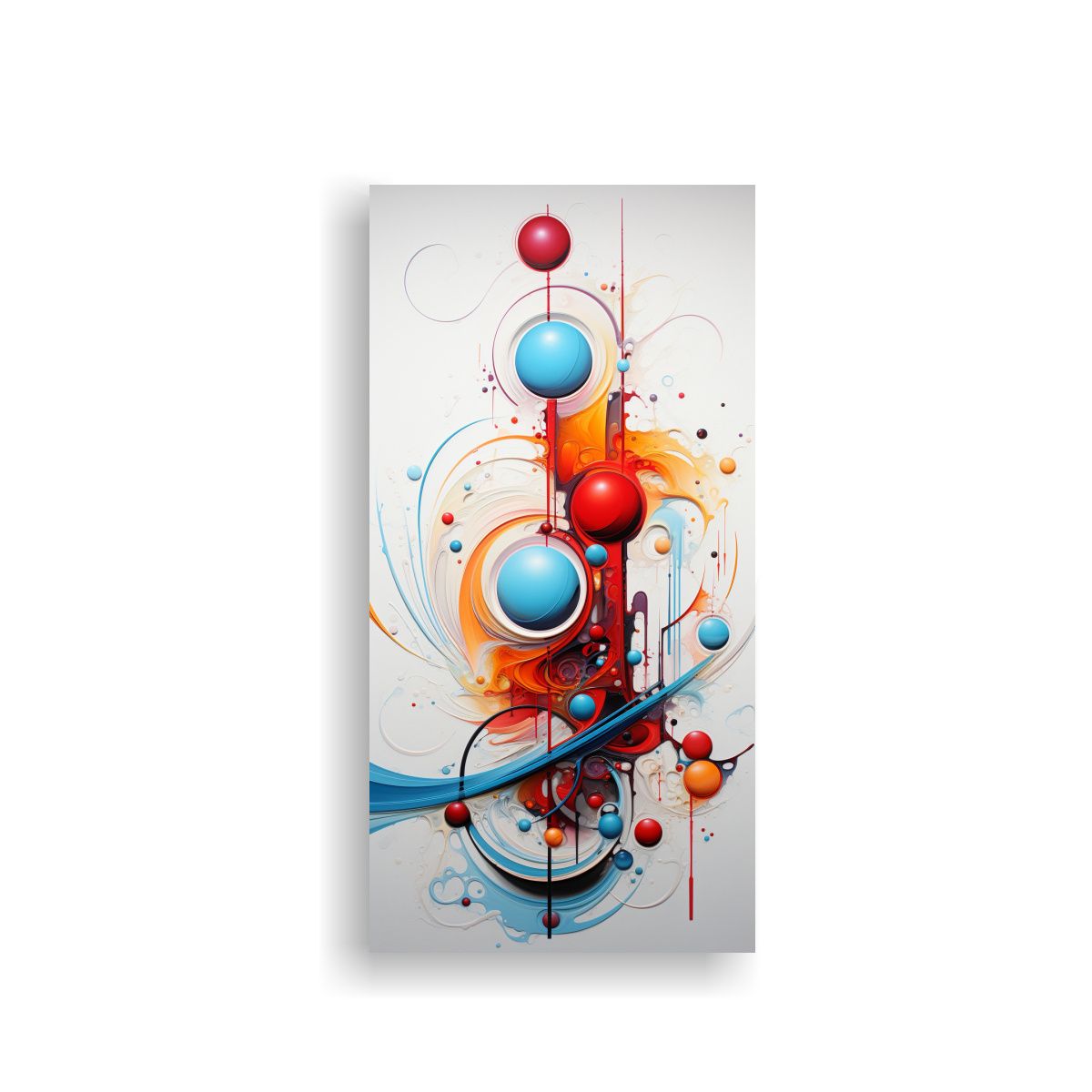 GENERICO - Pinturas Abstractas Para Decoración Escenas 50x100 Cm