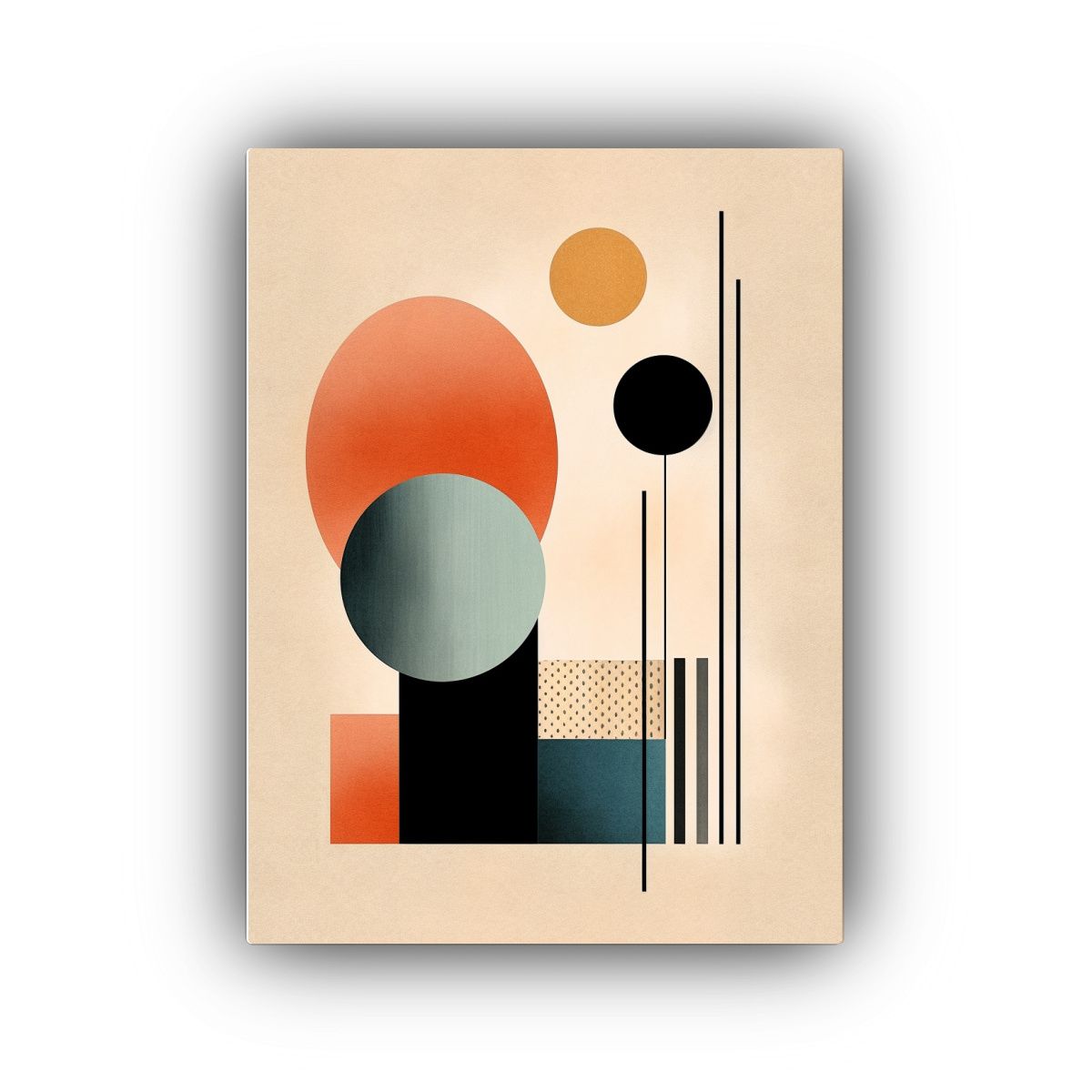 GENERICO - Tela En Bastidor Minimalista Exclusiva Arte 80x120 Cm