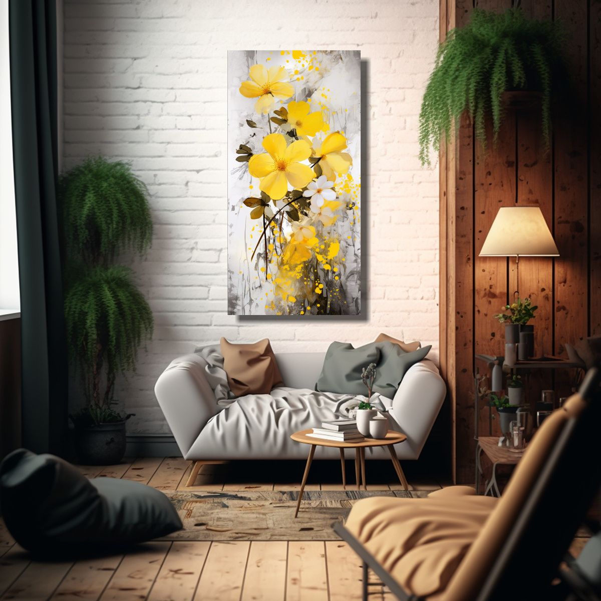 GENERICO - Cuadro Decorativo Lienzo Calidos Armonía 80x160 Cm