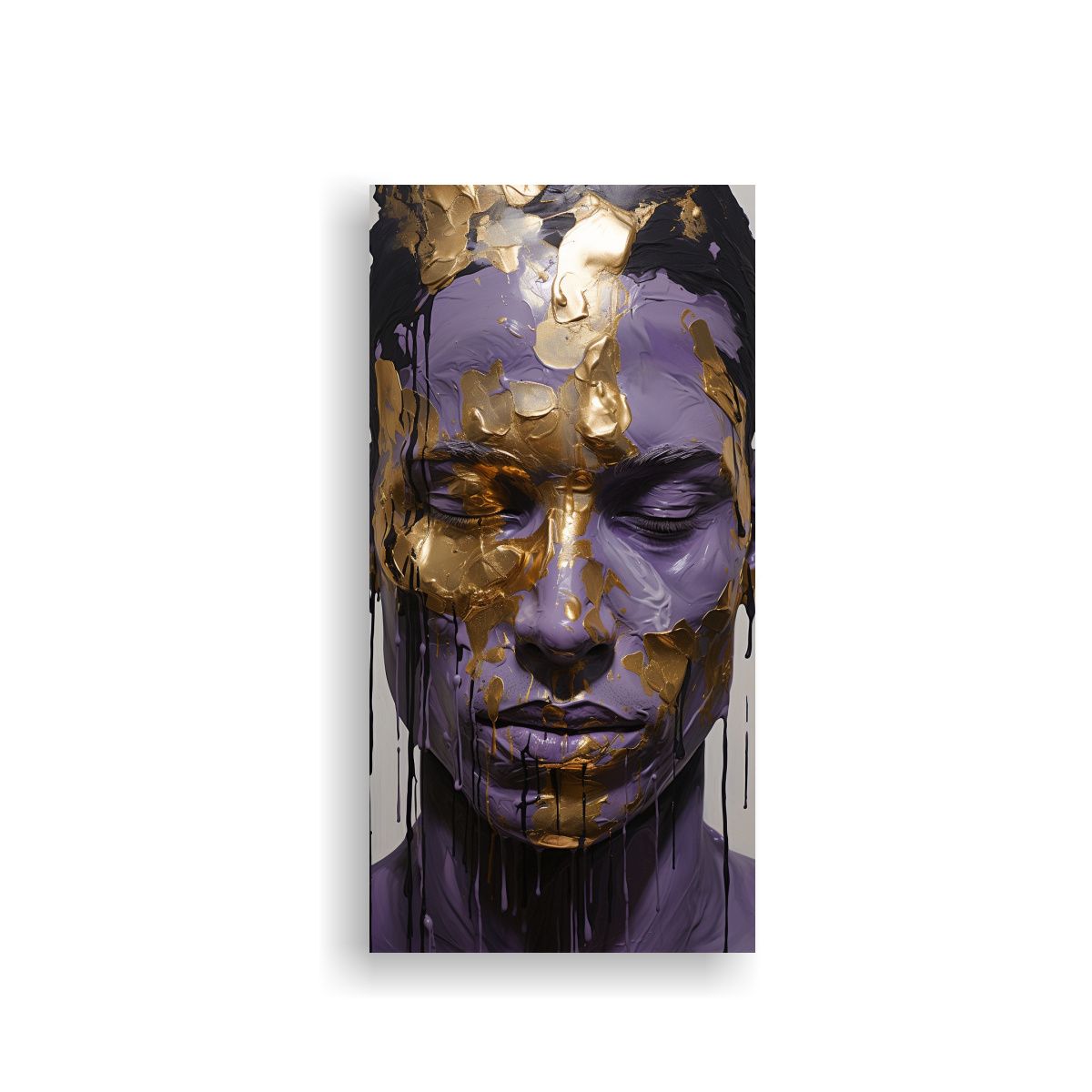 GENERICO - Cuadros De Arte De Pared Con Contornos Faciales Y 50x100 Cm