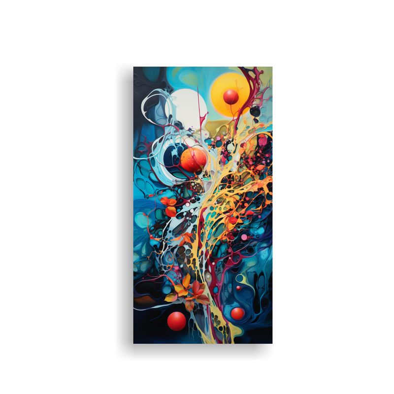 GENERICO - Pintura Decorativa De Equilibrio Abstracto Y 40x80 Cm