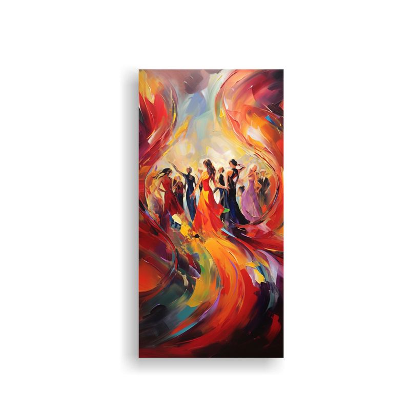 GENERICO - Pintura Abstracta De La Energía De Un Cuarto 80x160 Cm
