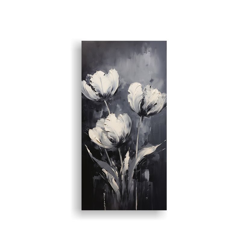 GENERICO - Pintura En Lienzo Estilo Decorativo Tulipanes 80x160 Cm