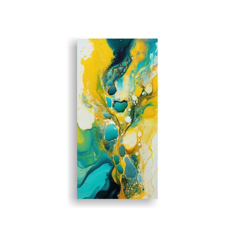 GENERICO - Pintura Decorativa China En Bastidor Técnica 60x120 Cm