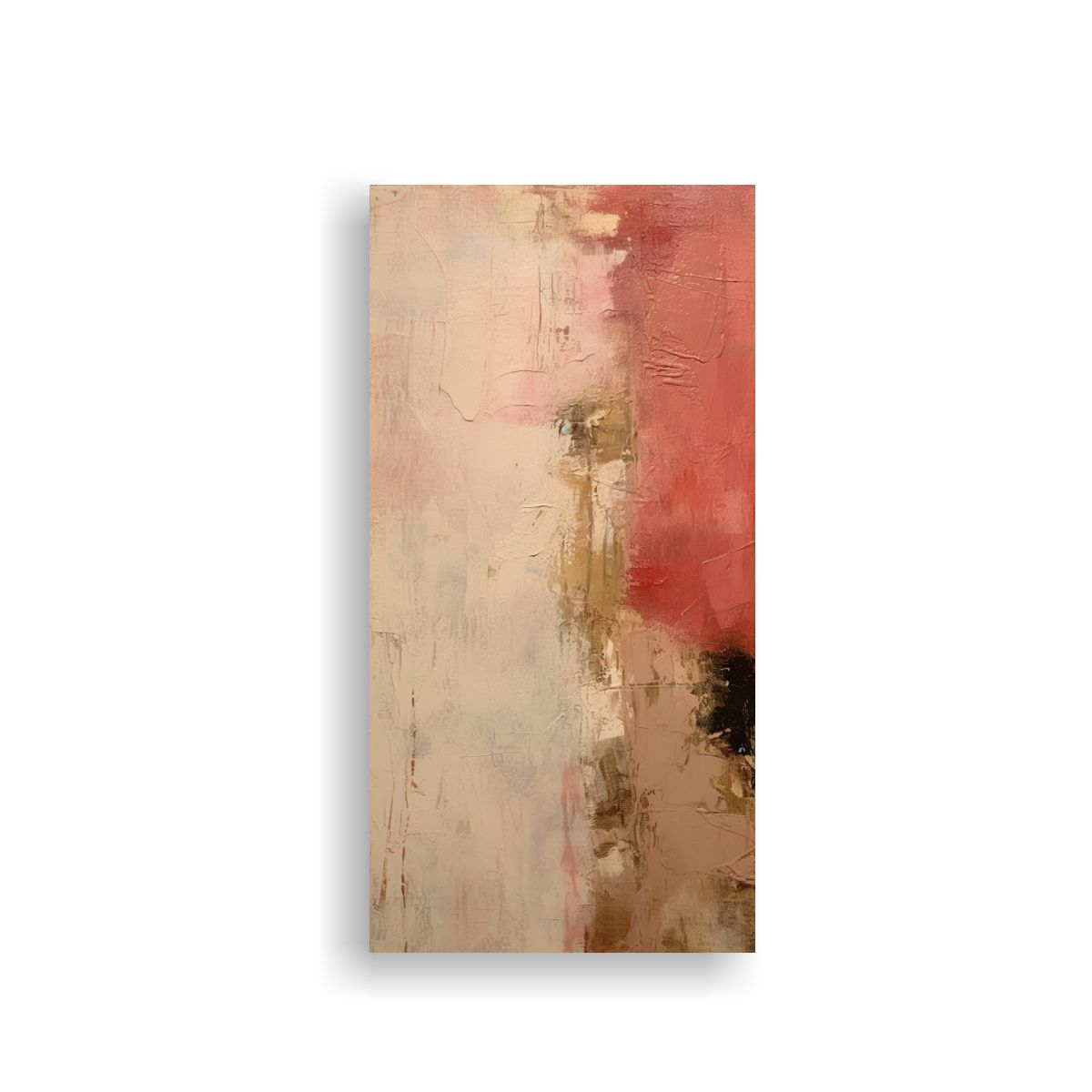 GENERICO - Pintura Abstracta Con Colores Mixtos En Estilo 30x60 Cm.