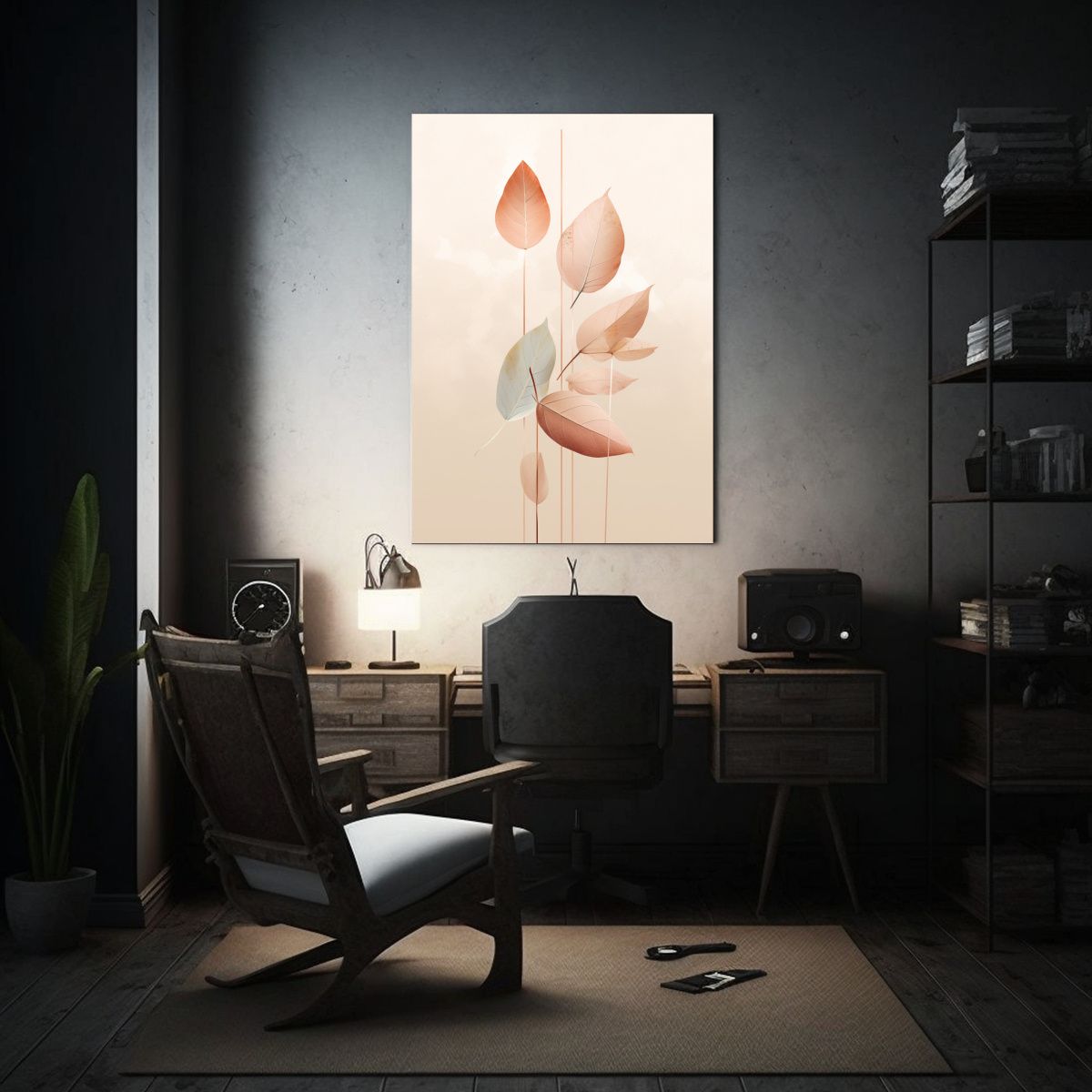 GENERICO - Pinturas Decorativas Abstractas Minimalistas Con 80x120 Cm