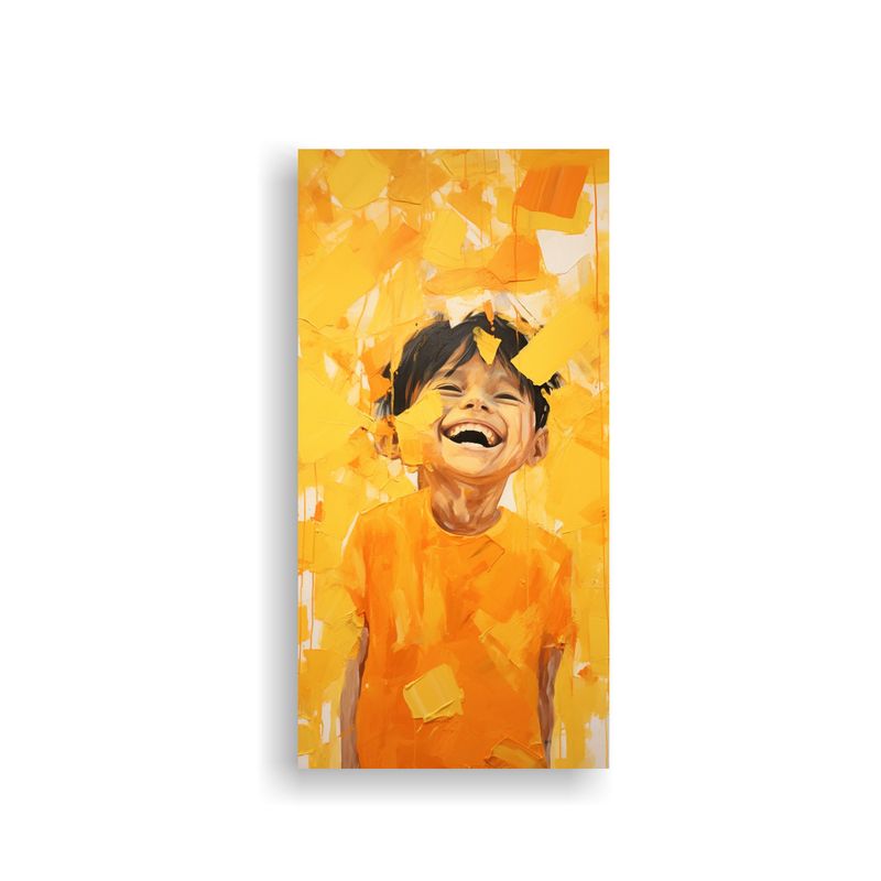 GENERICO - Pinturas Decorativas Que Retratan La Risa 70x140 Cm