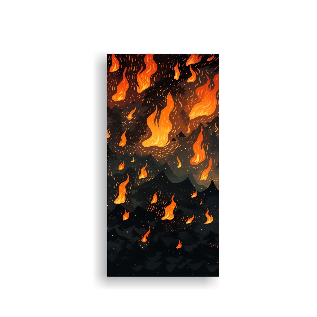 GENERICO - Pinturas Decorativas Urbanas Sin Fisuras Bocetos 50x100 Cm