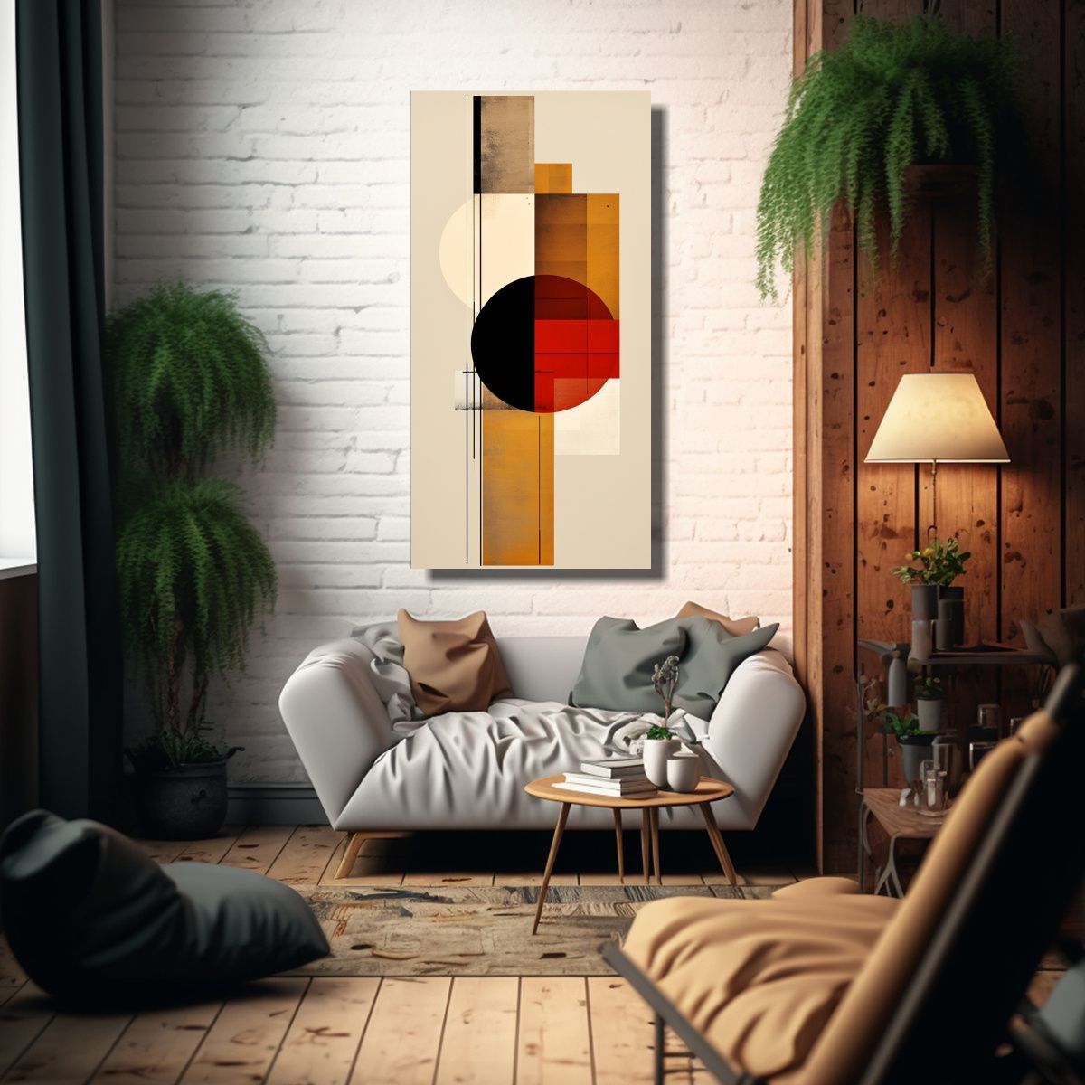 GENERICO - Pinturas Decorativas Pop Art De Composición En 80x160 Cm