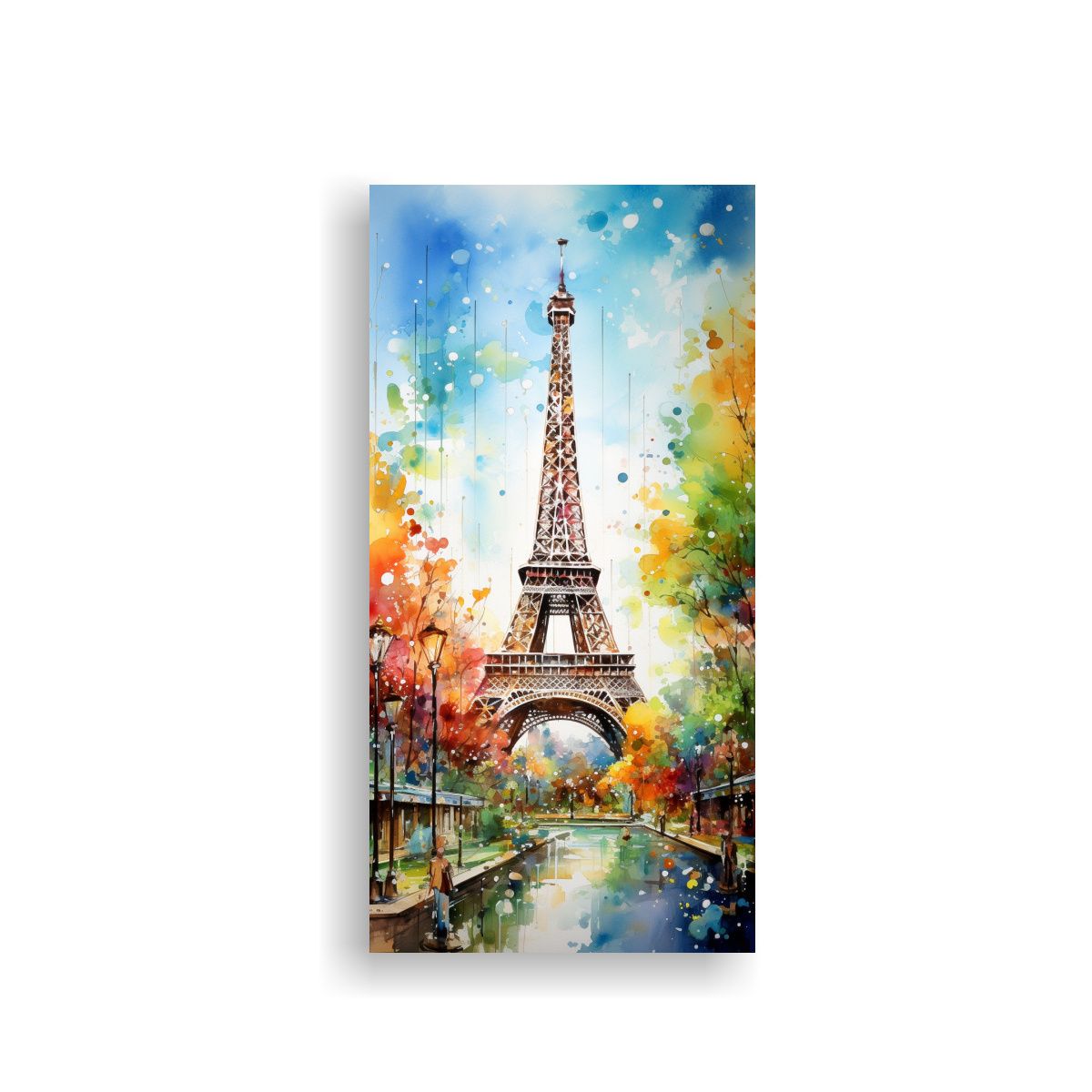 GENERICO - Cuadro Estilo Acuarela De Alta Calidad De La 40x80 Cm