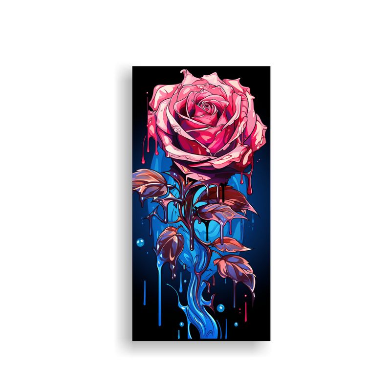 GENERICO - Pintura Decorativa En Bastidor Con Logo De Un 60x120 Cm