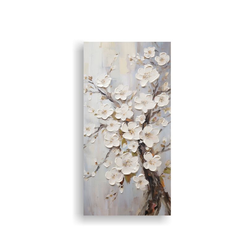 GENERICO - Cuadro Innovador Lienzo De Flores De Cerezo En 50x100 Cm