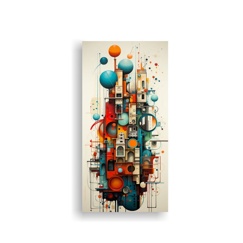 GENERICO - Cuadros Abstractos Para Decoración Del Hogar 80x160 Cm