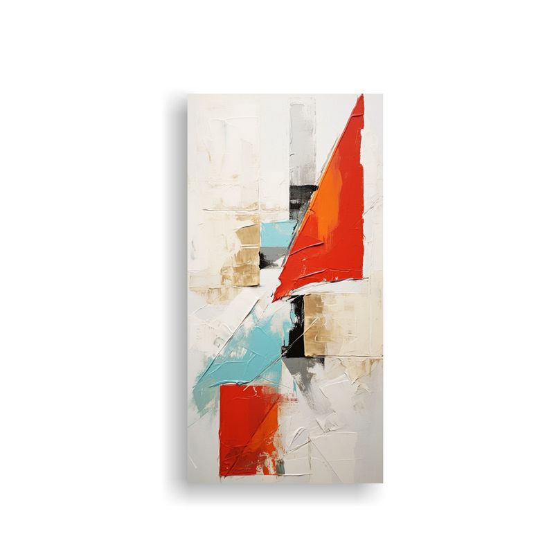 GENERICO - Cuadro Decorativo Abstracto Minimalista Estilo 70x140 Cm