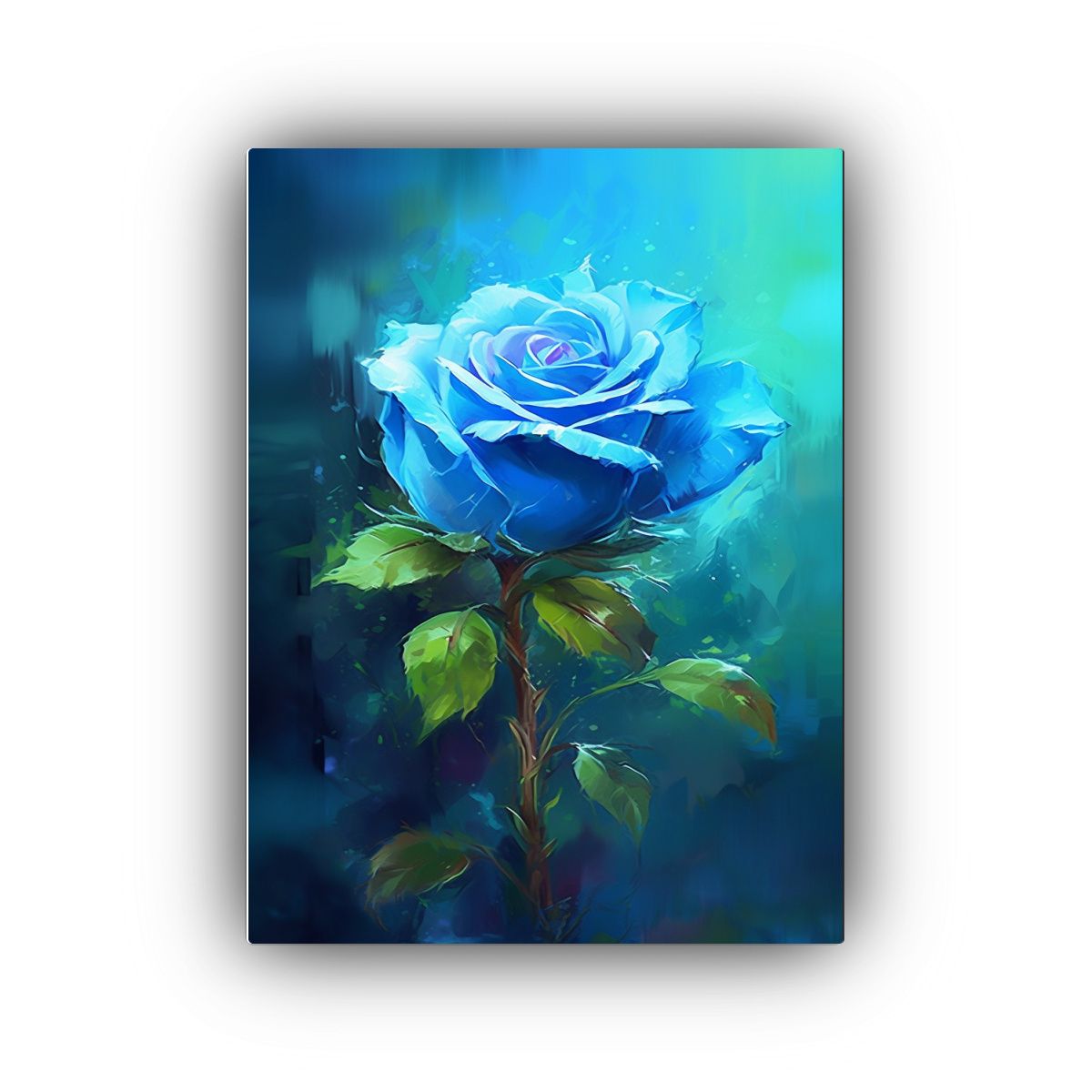 GENERICO - Lienzo De Tela Movimiento Colores Vibrantes En 80x120 Cm