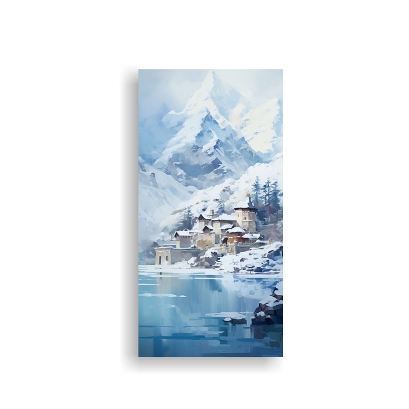 GENERICO - Pinturas Decorativas De La Belleza Serena De Un 20x40 Cm