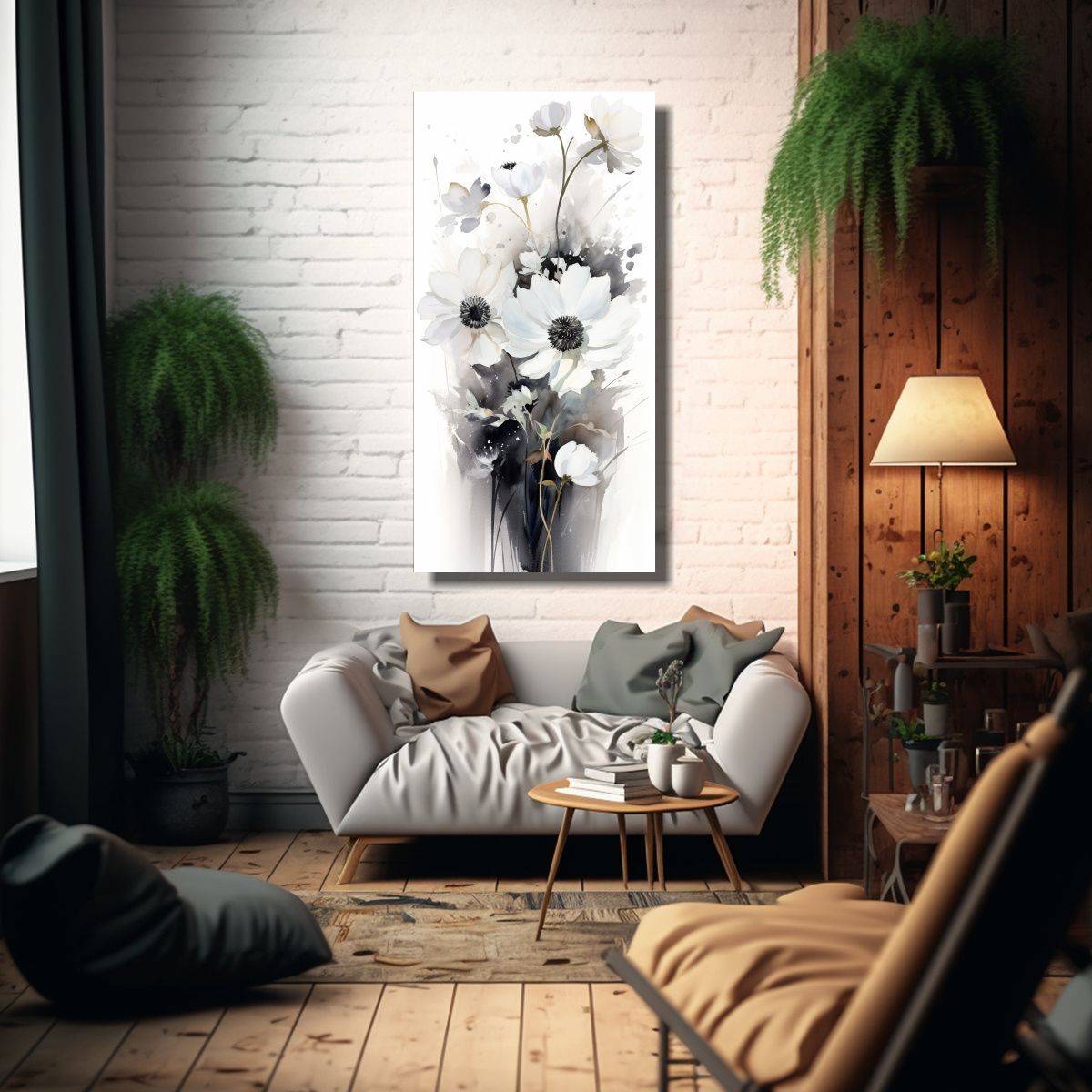 GENERICO - Pinturas Decorativas En Lienzo De Colores 60x120 Cm