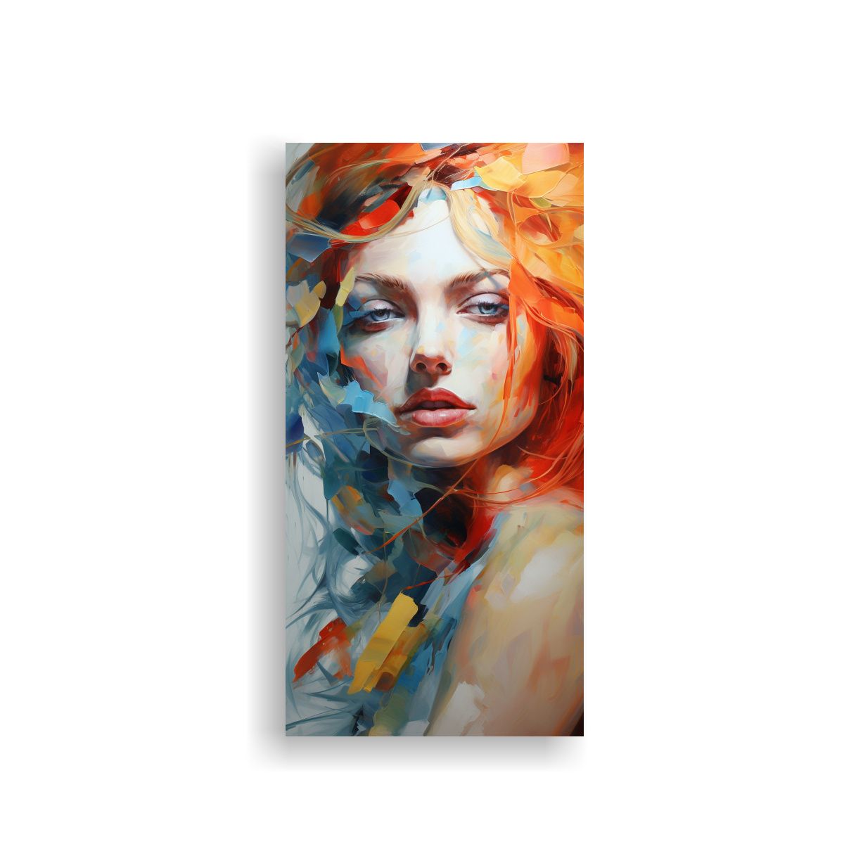 GENERICO - Pinturas Abstractas De Rostros De Mujeres En 50x100 Cm