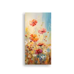 GENERICO - Cuadro Abstracto De Habitación Decorativa 20x40 Cm.