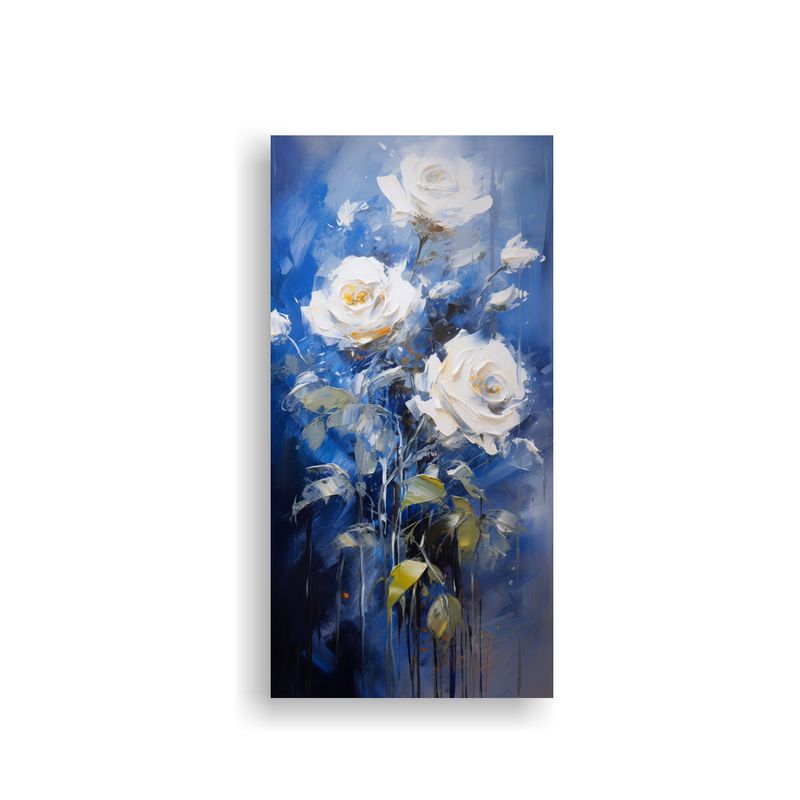 GENERICO - Cuadro De Pared Tema Urbano Con Una Pintura De 30x60 Cm