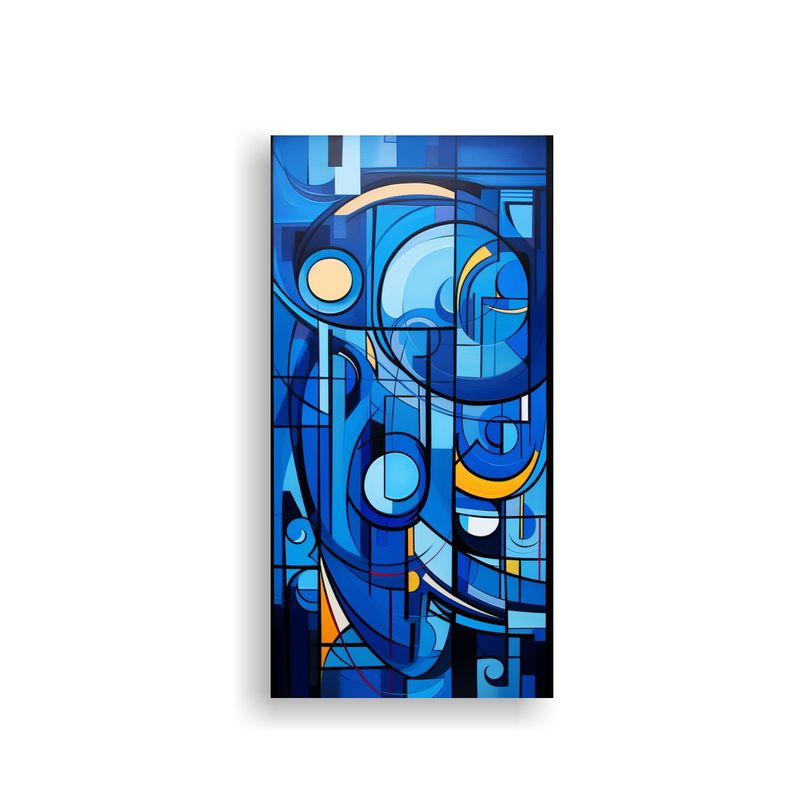 GENERICO - Cuadros Abstractos Intensos De La Naturaleza En 20x40 Cm
