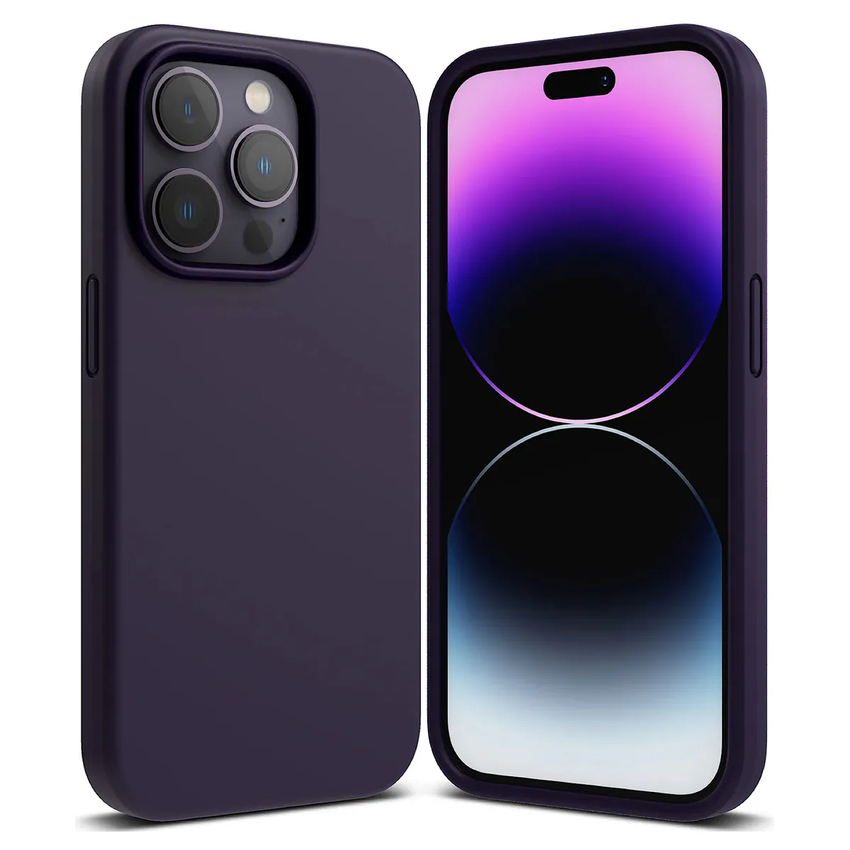 GENERICO - Carcasa Ringke De Silicona Para iPhone 14 Pro Max - Purpura