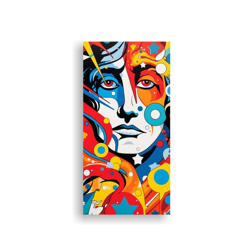 GENERICO - Pinturas Decorativas De Fusión Abstracta Intensa 20x40 Cm