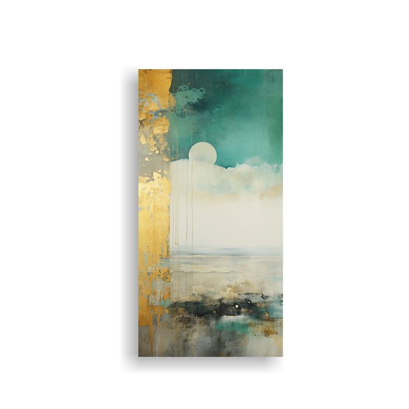 GENERICO - Lienzo De Tela Impreso Adorno Con Acuarela 30x60 Cm