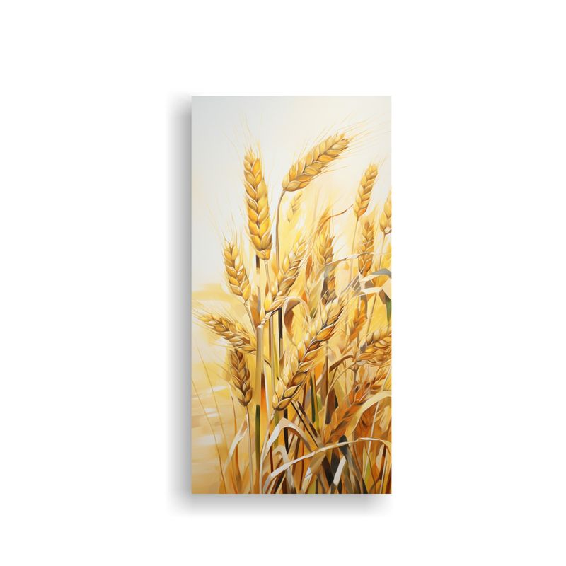 GENERICO - Pintura Abstracta De Granos De Avena De Lienzo 20x40 Cm