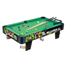 GENERICO - MESA DE BILLAR EN MADERA CON PAÑO JUGUETE PARA NIÑOS