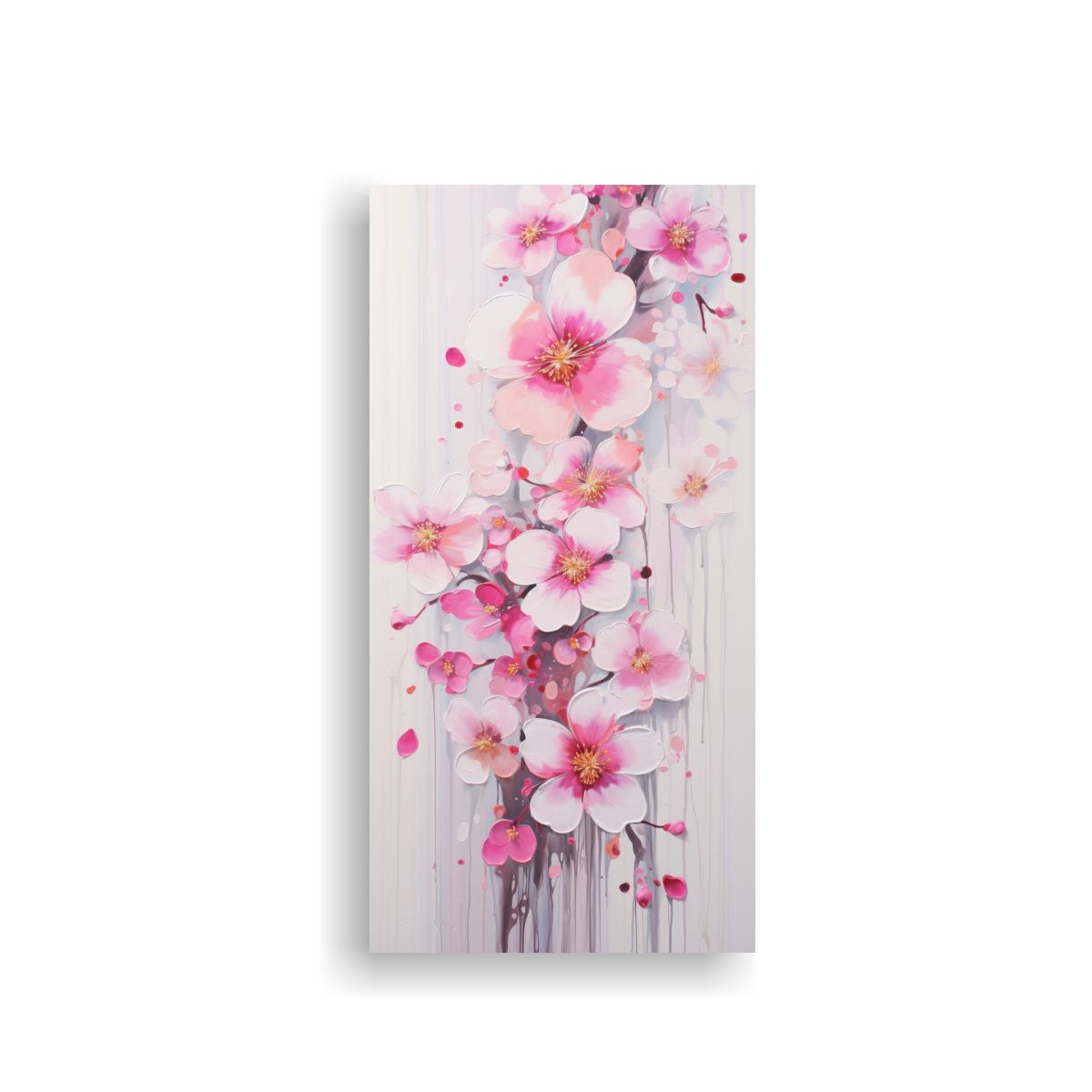 GENERICO - Lienzo Floral De Alta Calidad Con Pintura 70x140 Cm