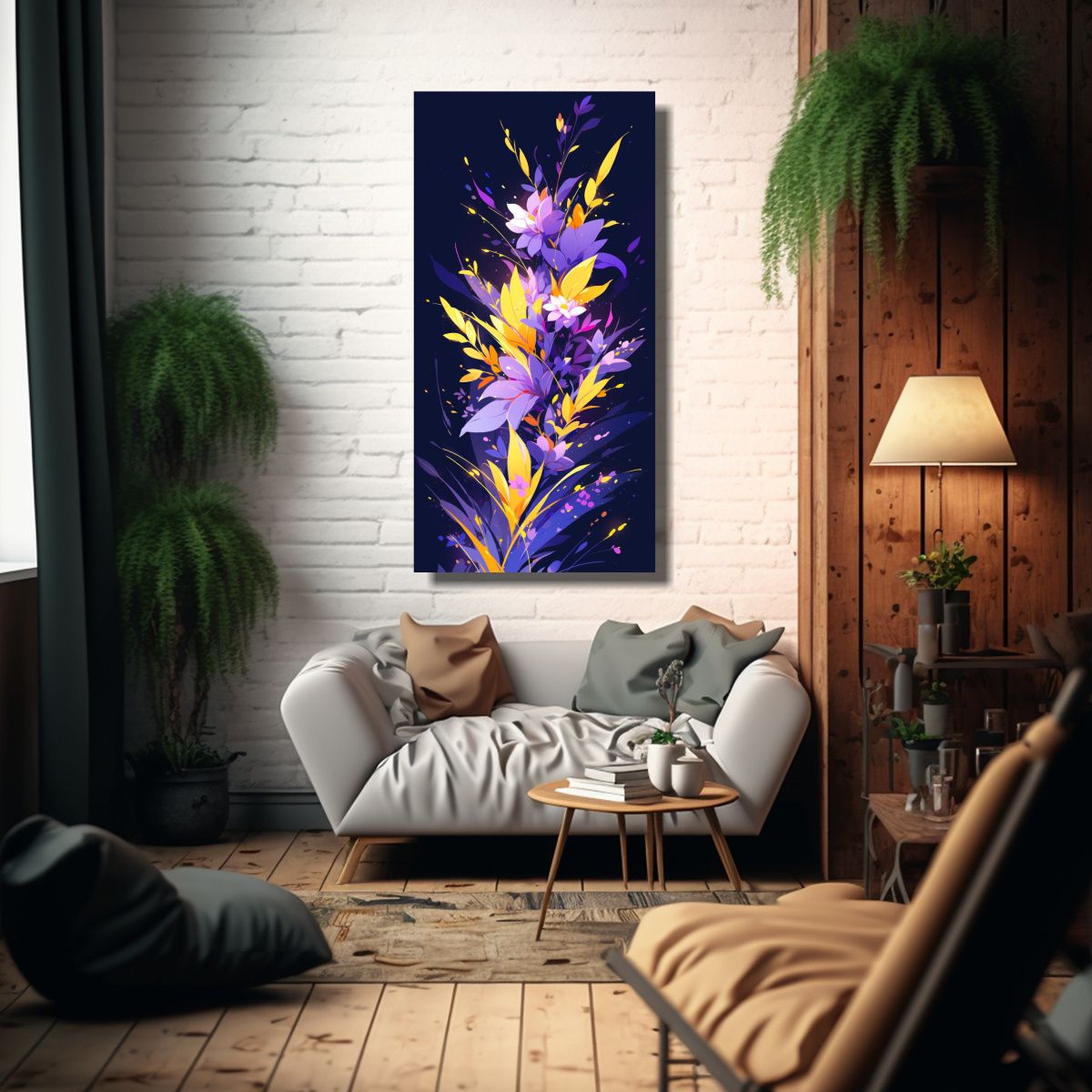 GENERICO - Pinturas De Decoración Con Textura Amarillo Y 60x120 Cm