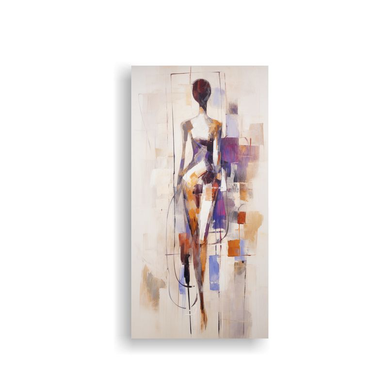 GENERICO - Cuadro Abstracto Para Cuarto Imagina Una 60x120 Cm