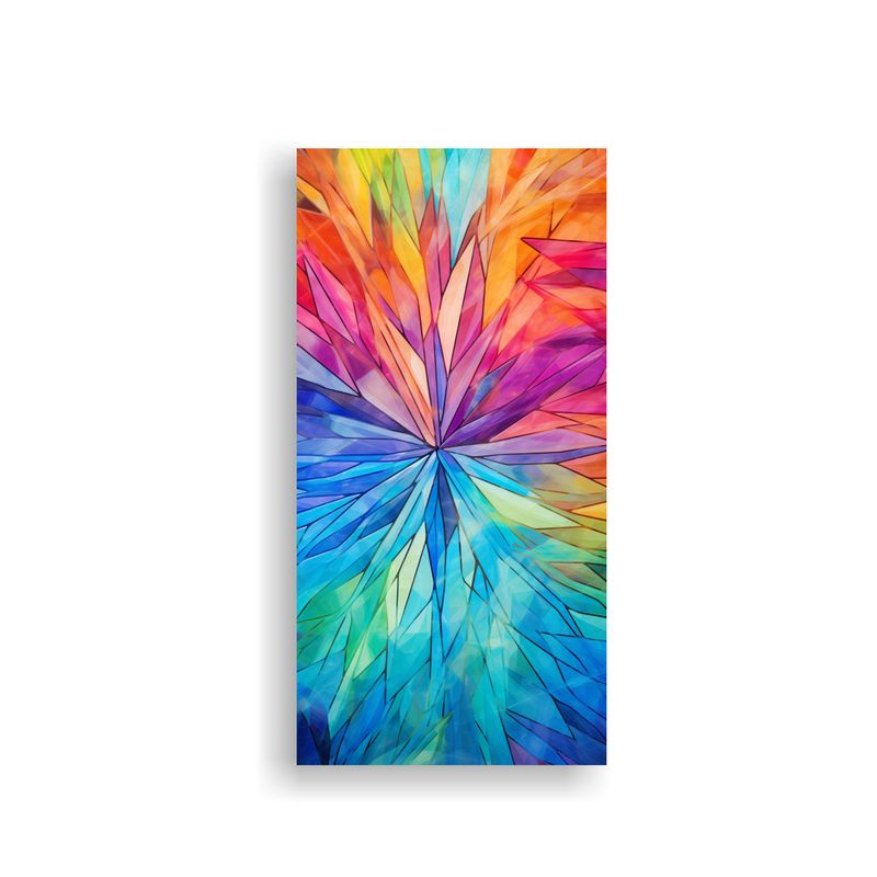 GENERICO - Pintura Decorativa Abstracta Elegancia En Tonos 60x120 Cm