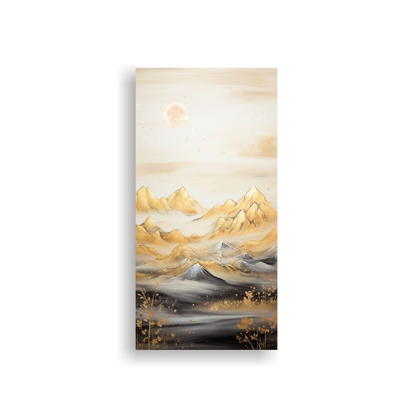 GENERICO - Paisaje De Montaña Con Estilo Elegante Arte De 30x60 Cm