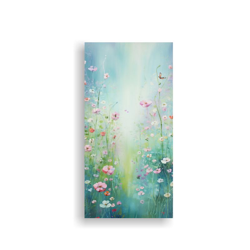 GENERICO - Pintura Decorativa De Prados Abstractos Lush En 20x40 Cm