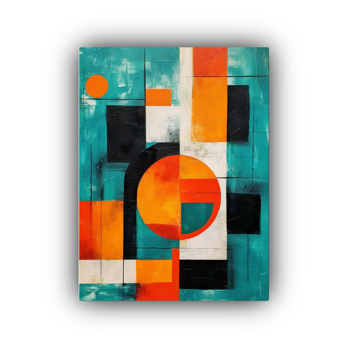 GENERICO - Tela En Bastidor Acuarela Baño Abstracto De Arte 80x120 Cm