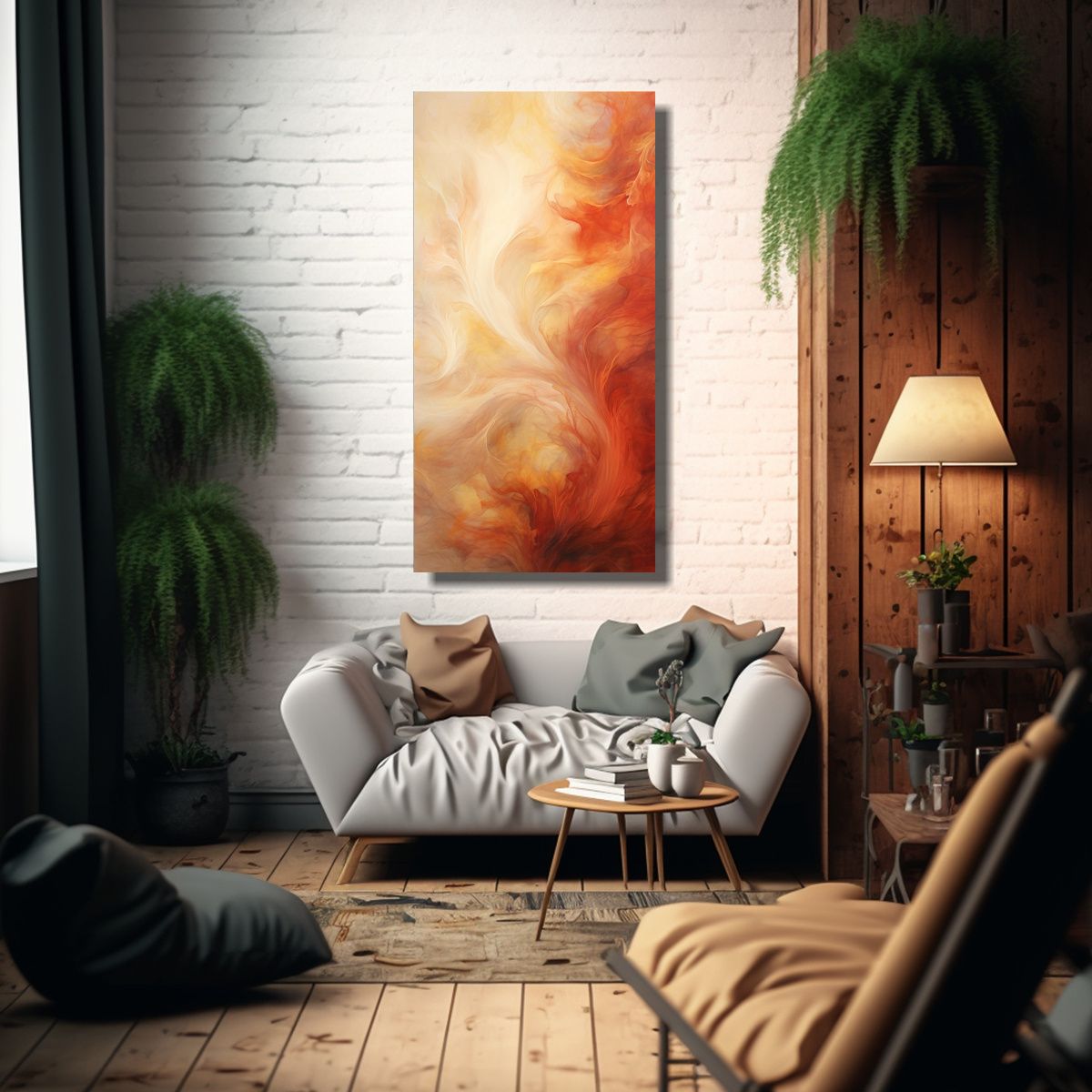 GENERICO - Cuadros Decorativos De Lienzo Con Patrones 30x60 Cm