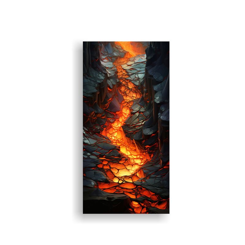 GENERICO - Pinturas Decorativas Tela En Bastidor Impreso 80x160 Cm